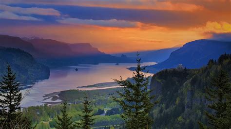 Columbia River Gorge sunset gallery