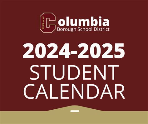 Columbia School Calendar Image 4