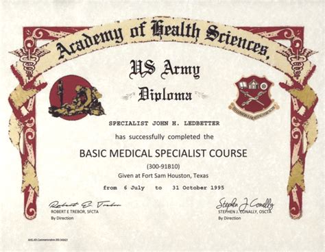 Combat Medic Licensing and Certifications