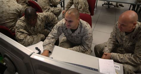 Soldiers in a combat situation, using Ooh Rah to boost morale