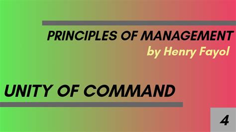 Key Principles of the National Military Command Structure