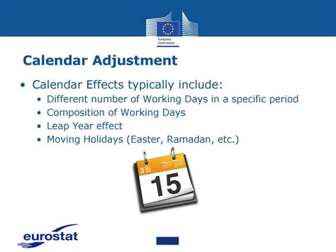 Commerce Calendar Adjustment