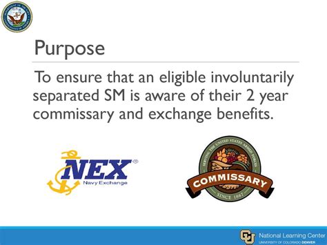 Commissary and Exchange Benefits