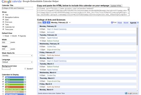 Common Issues When Embedding a Calendar