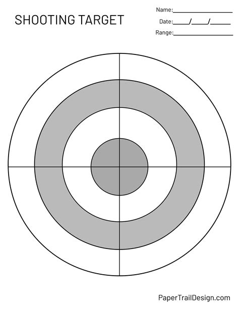 Common mistakes printable shooting targets