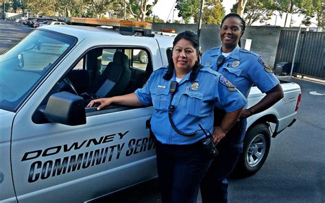 Community Service Officer mentoring youth