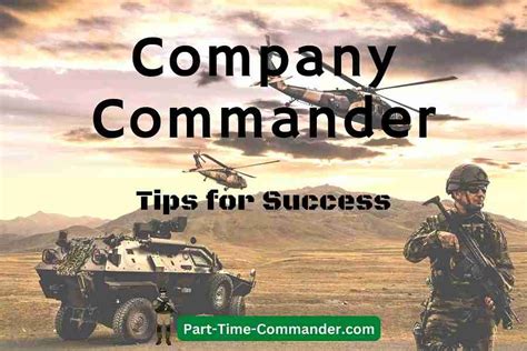 Company Commander Advice