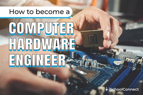 Computer hardware engineer working on a project