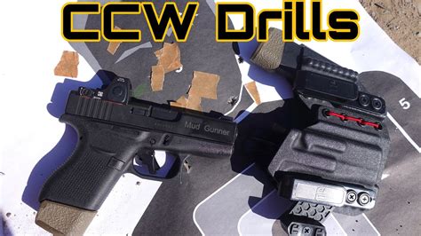 Concealed carry drills