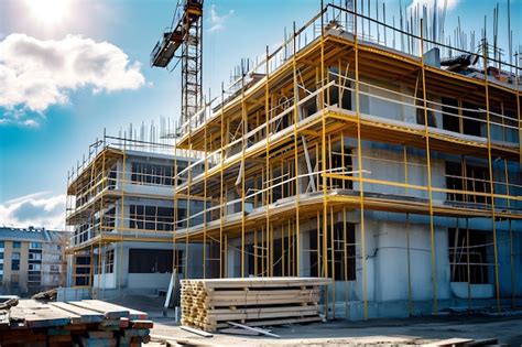 Construction Site with Heavy Equipment