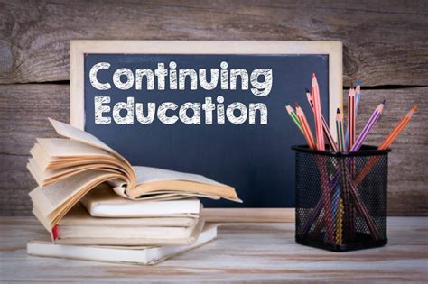 Pursuing continuing education and certification