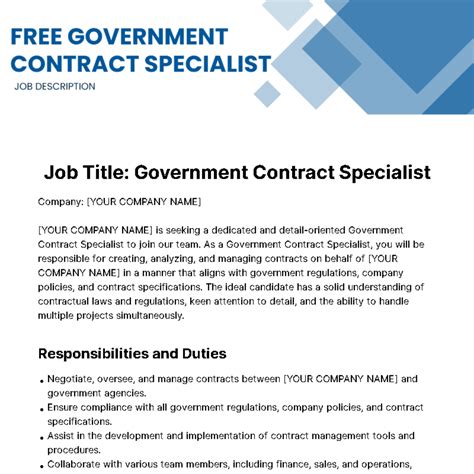 Contract Specialist Job Outlook