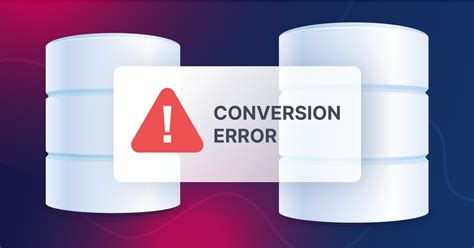 Common conversion errors