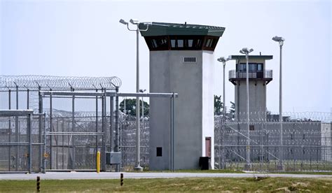 A correctional facility with high-security measures