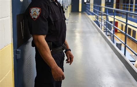 correctional officers in a facility