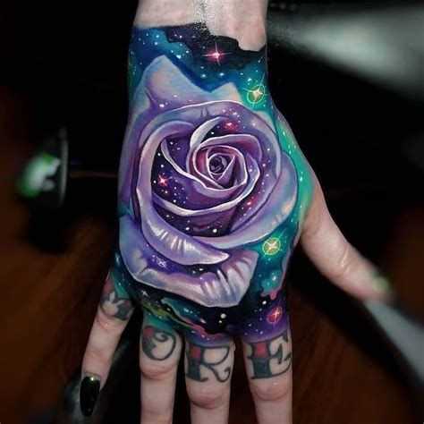 Cosmic half sleeve tattoo