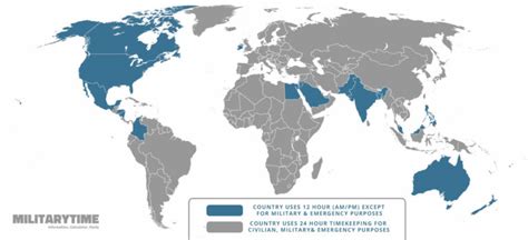 Countries Using Military Time Image 5