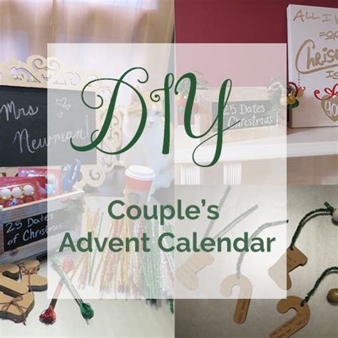 Couples advent calendar ideas