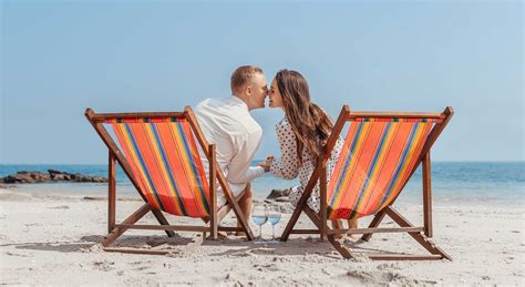 A couple on vacation, exploring new places together