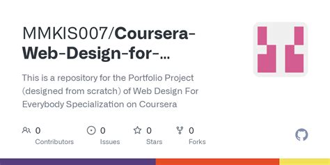 Coursera and GitHub portfolio