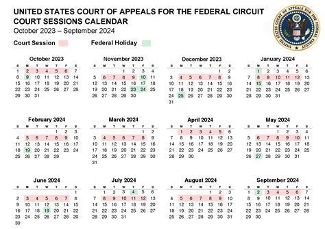 NC Court Calendar Dates