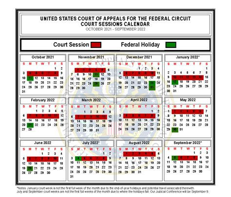 Court Calendars Management