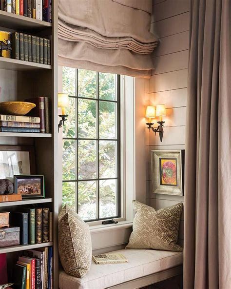 Cozy reading nook