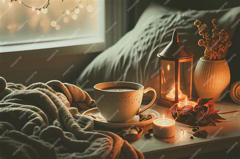 Cozy winter morning