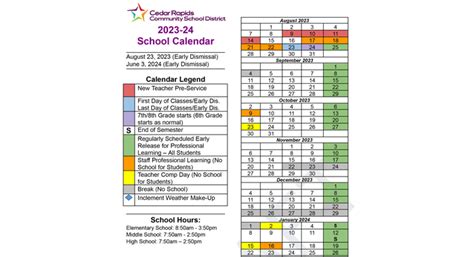 CRCSD Calendar Tips