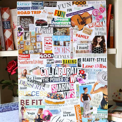 Creating a vision board for your calendar