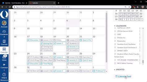 Creating an Academic Calendar Image 4