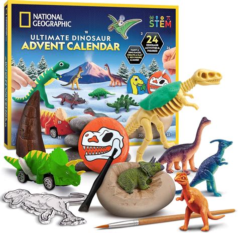 Creating Dinosaur Advent Calendars