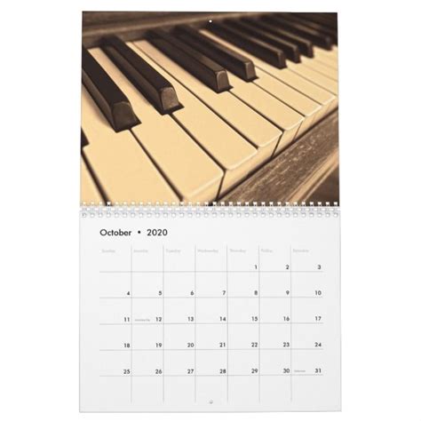 Creating a Piano Calendar Guide