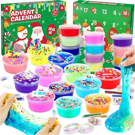 Creating Slime Advent Calendars