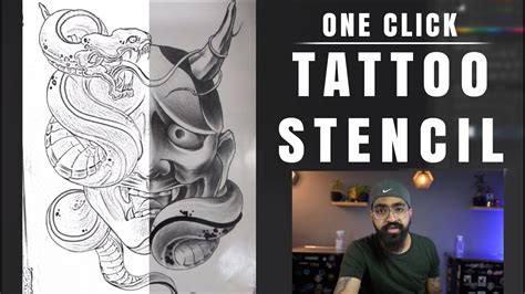 Creating a tattoo sleeve stencil involves several steps