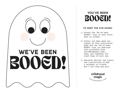 Creating Your Own You've Been Booed Printables