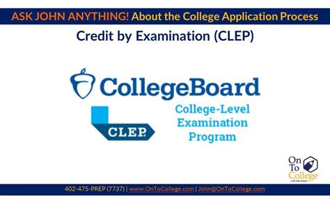 Credit-by-Exam Programs