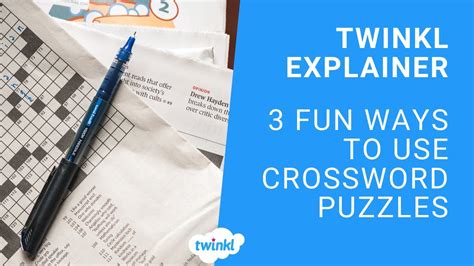 Brain benefits of crosswords