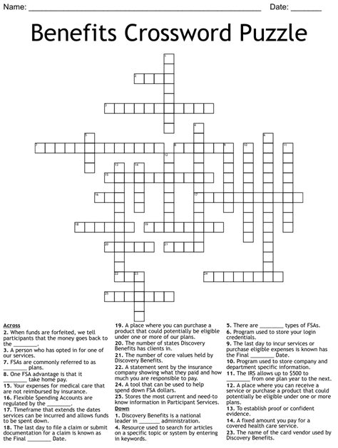 Crossword Puzzle Benefits