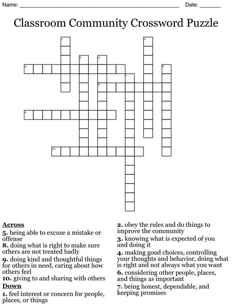 Crossword puzzle community