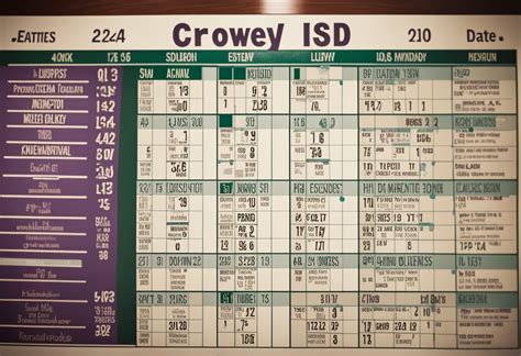 Crowley ISD Calendar Customization