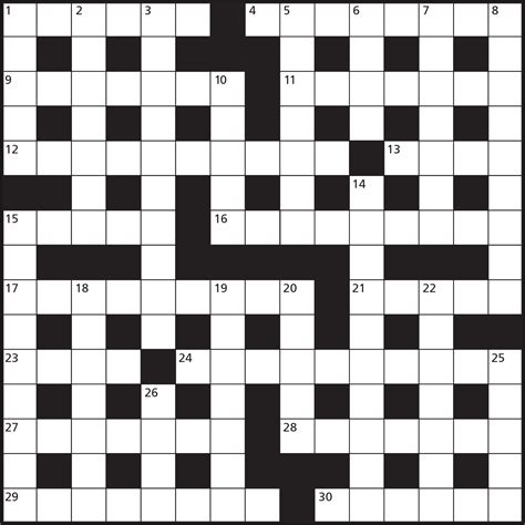 Cryptic Crosswords Example