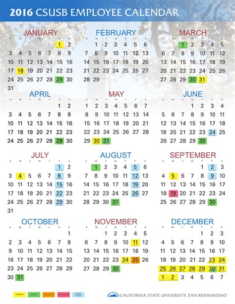 Customizing Your CSUSB Calendar