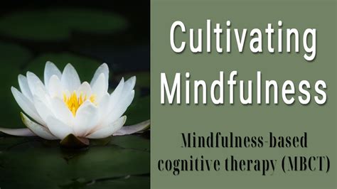 Cultivating mindfulness and presence