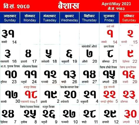 Cultural Impact of Nepali Calendar