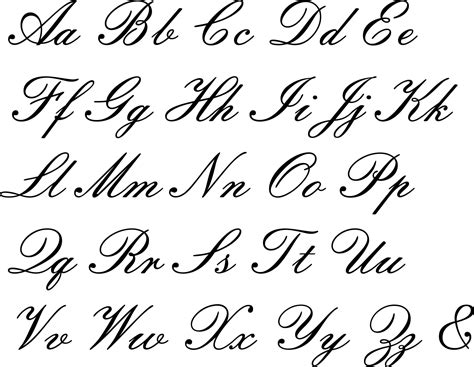 Cursive Font Styles