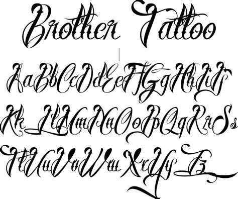 Cursive Font Tattoo Ideas