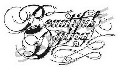 Cursive Tattoo Font Inspiration