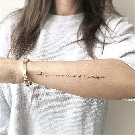 Cursive Tattoos for Women