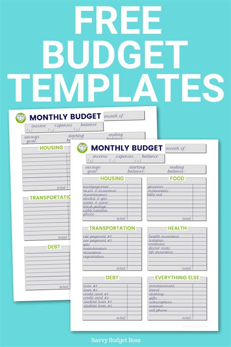 Creating a Custom Budget Template